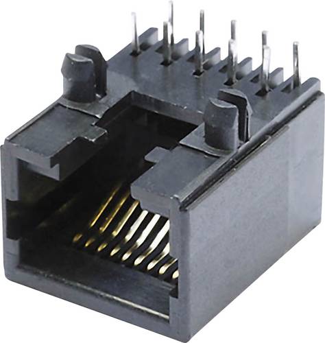 Econ Connect MEB10/10PL Modular-Einbaubuchse MEB10/10PL Buchse, Einbau horizontal Polzahl Sensoren 10P10C Schwarz