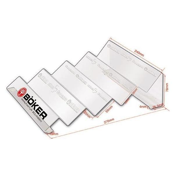 Boker Böker Acrylständer für 4 Messer flach (BS-099905)