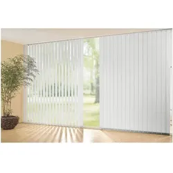 Büscher Sunlines Vertikal–Jalousie im Festmaß »100x250 cm« grau, 100x250 cm