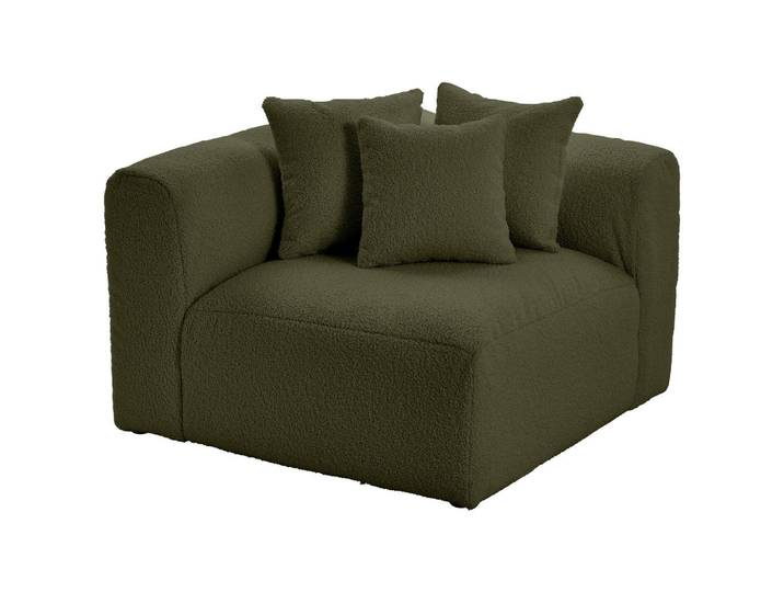 Livetastic Sofaelement, Olivgrün, Textil, 115x70x115 cm, Made in EU, erweiterbar, Rücken echt, individuell planbar, Wohnzimmer, Sofas & Couches, Modulsofas