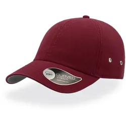 Atlantis Unisex 6-Panel Baseball Kappe 'Aktion' Klassische Cap ACTI burgundy one size