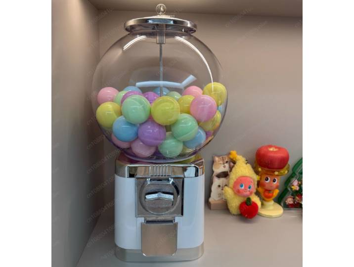 (50 coquilles de boules) Machine à capsules de boules de 50 mm, grande machine à boules de loterie de table, jouet pour centre commercial, supermarché, sans pièces de monnaie