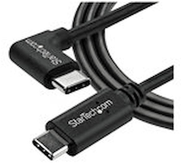 StarTech Right Angle USB-C Cable - 1m / 3 ft - Reversible - M/M