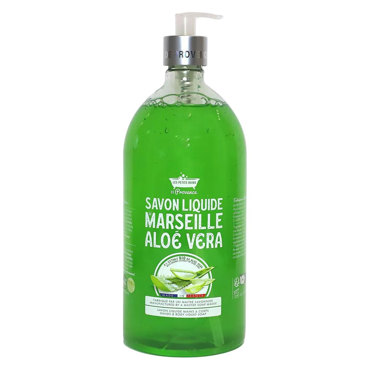 Les Petits Bains De Provence Aloe Vera Liquid Soap (Flüssigseife, 1000 ml) (57245263)