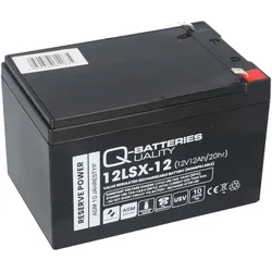 Q-Batteries 12LSX-12 12 V 12,2 Ah AGM 10-Jahres-Akku