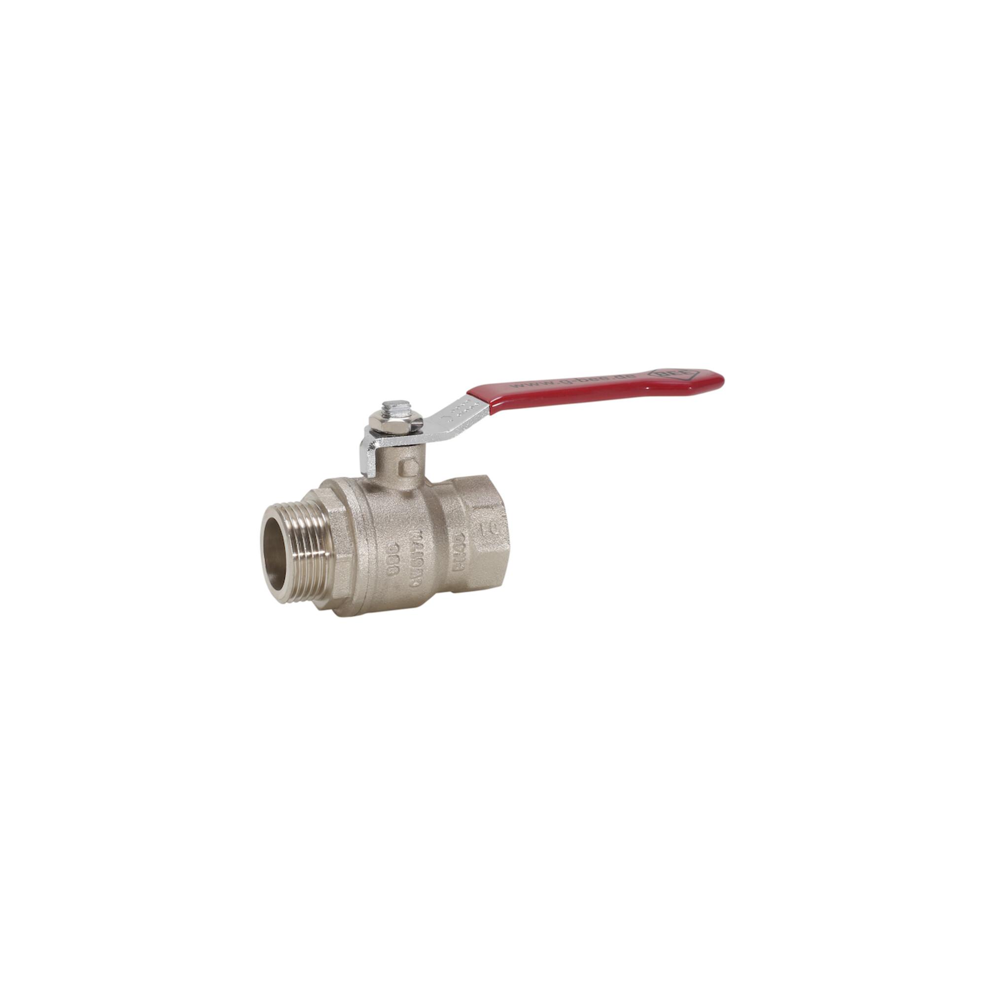 BEE Hebel-Kugelhahn Messing Baurei990.1 IG/AG 1Zoll (0020044011025)