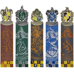 Noble Collection, Schreibtisch Accessoire, Lesezeichen Wappen 5er-Pack