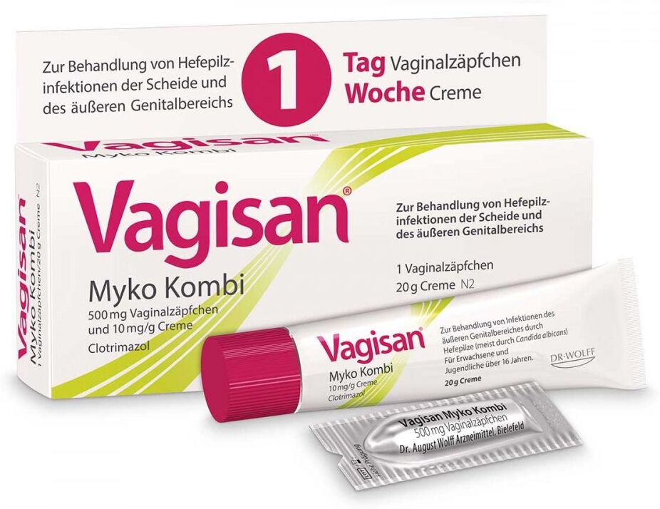 Vagisan Myko Kombi 1 Tag bei Scheidenpilz
