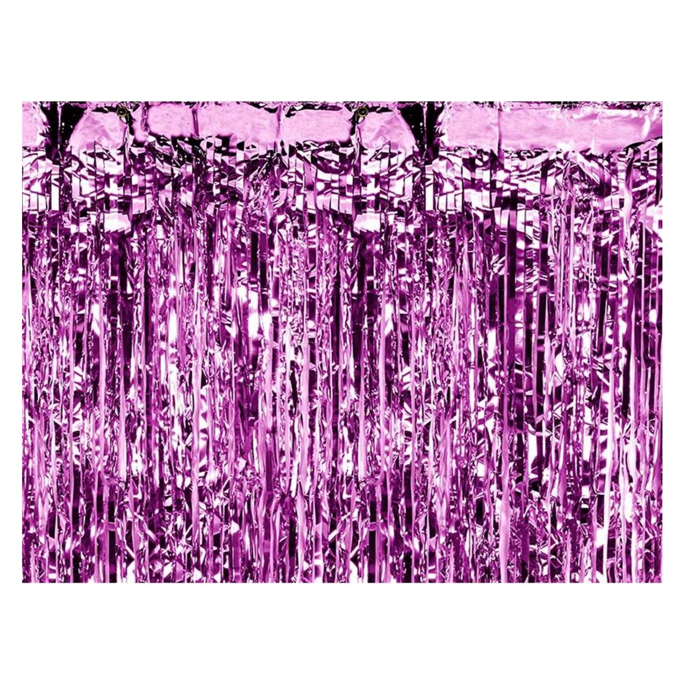 Partydeco Festlicher Vorhang Violett (1 Stk.) (CRT-062)