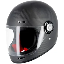 Helstons Naked Full Face Mat Carbon Helm