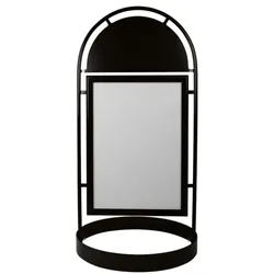 update displays Kundenstopper »Wheel« A1 silber, 65.5x155x89.5 cm