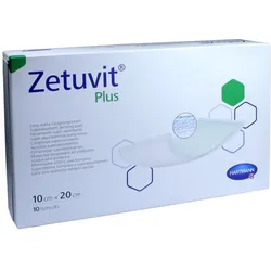 Hartmann Zetuvit Plus Saugkompressen, steril - 10 x 20 cm / 10 Stück 10 St