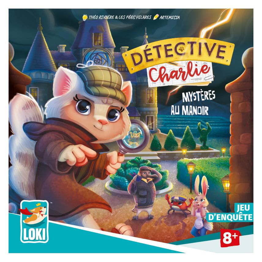Loki Jeu - Detective Charlie : Mystèere au Manoir (Fr) (Französisch, 1 - 4 Spieler) (70459)
