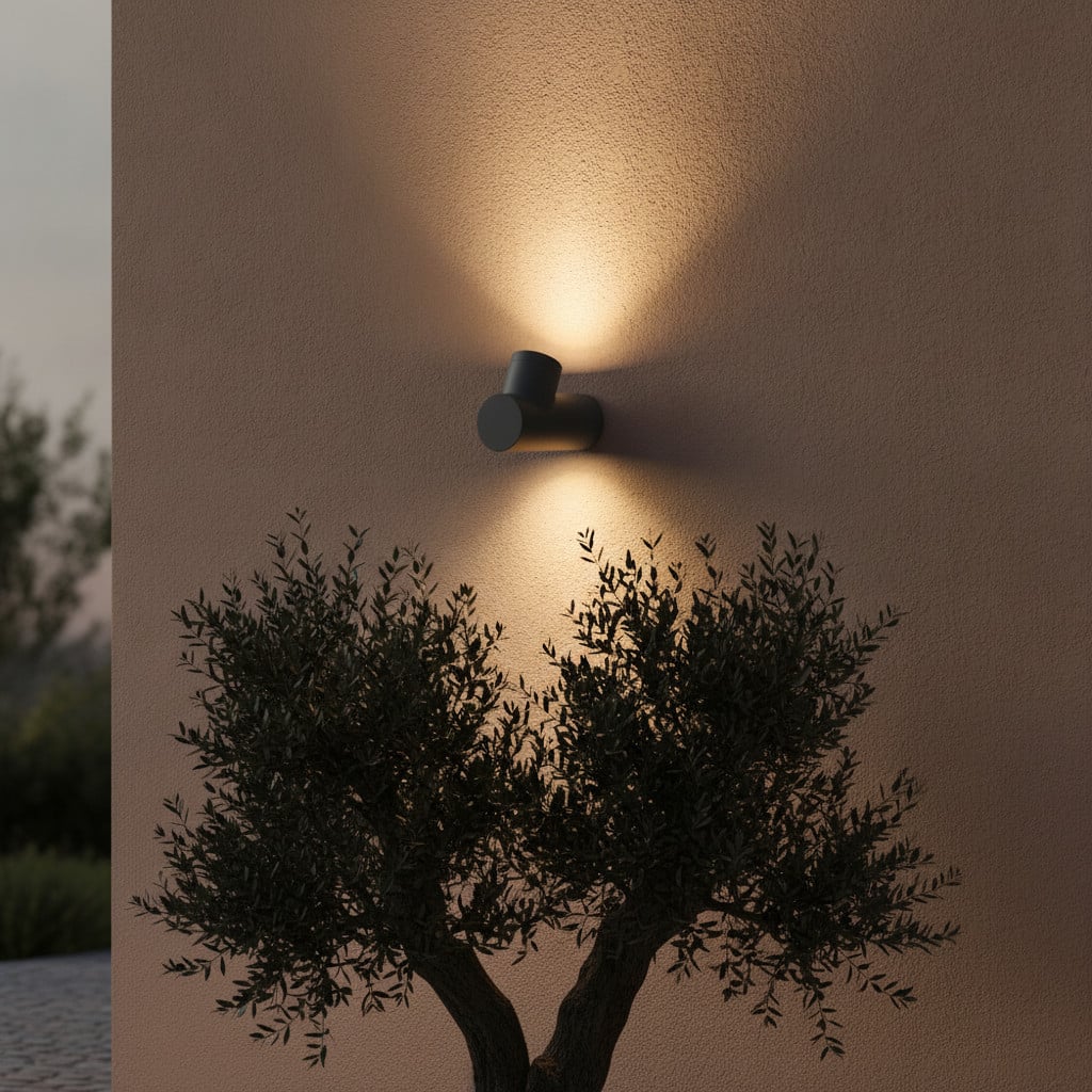 Lyora Wandlamp Ramo grijs van aluminium en metaal