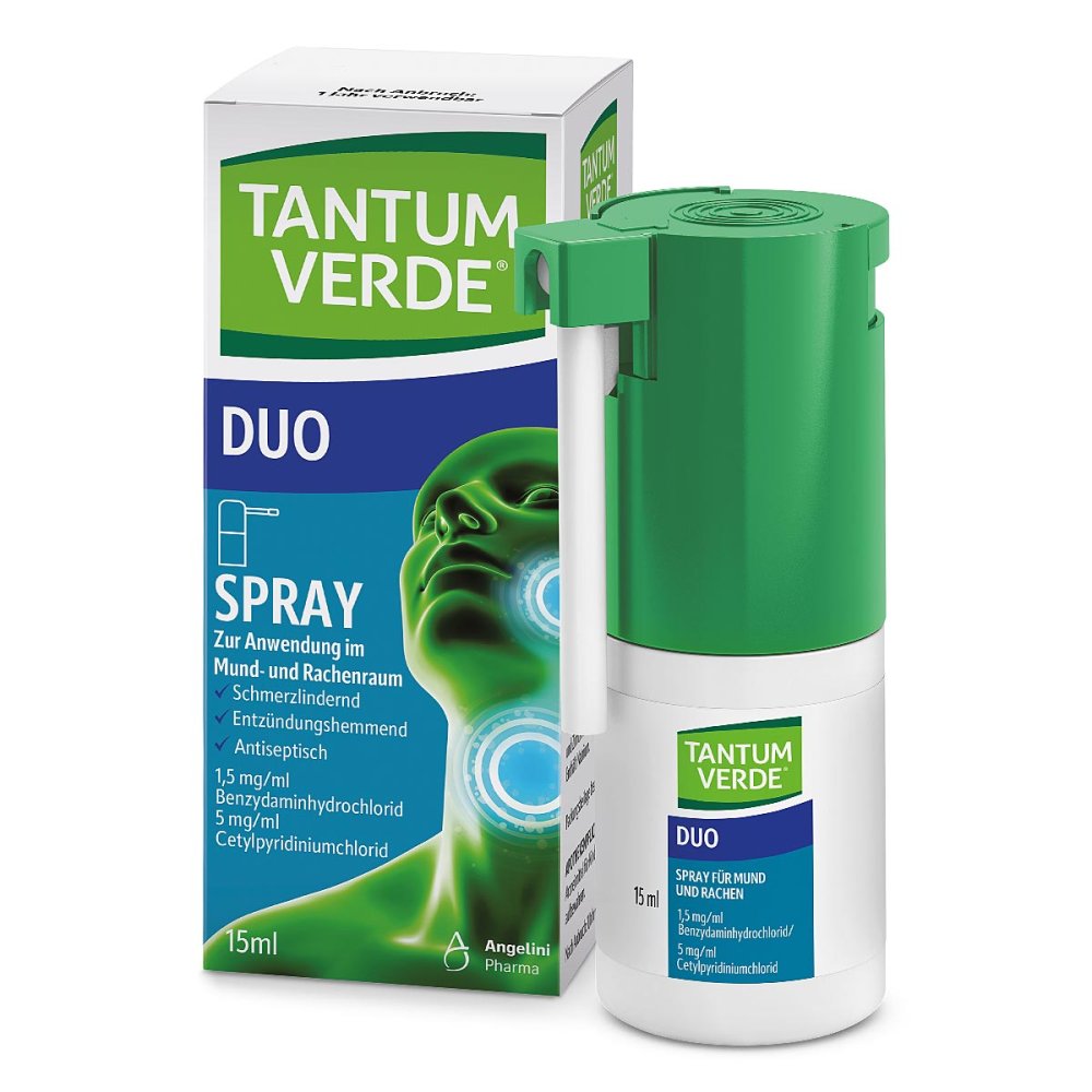 Angelini Pharma Deutschland GmbH Tantum Verde Duo 1,5 mg/ml + 5 mg/ml Mundspray 19631861
