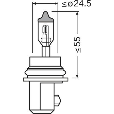 OSRAM Glühlampe, Hauptscheinwerfer 9007