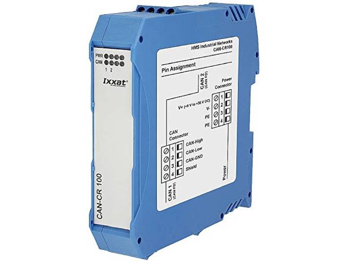 Ixxat 1.01.0210.20200 CAN-CR100 CAN/CAN-FD repeater 1 stuk.