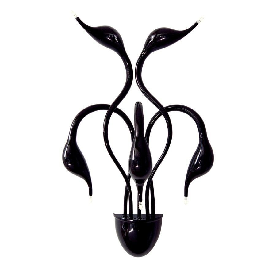 Italux Swan MB8098-5A Wandlamp met LED - Zwart