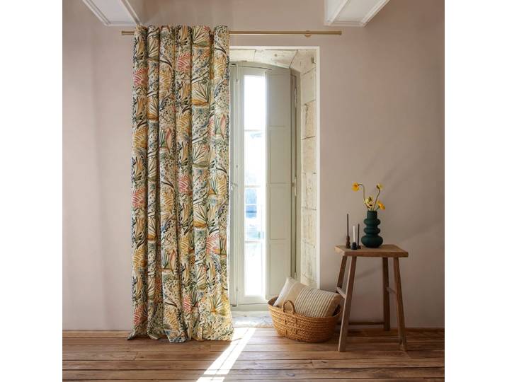 Rideau en coton multicolore 200x270 cm