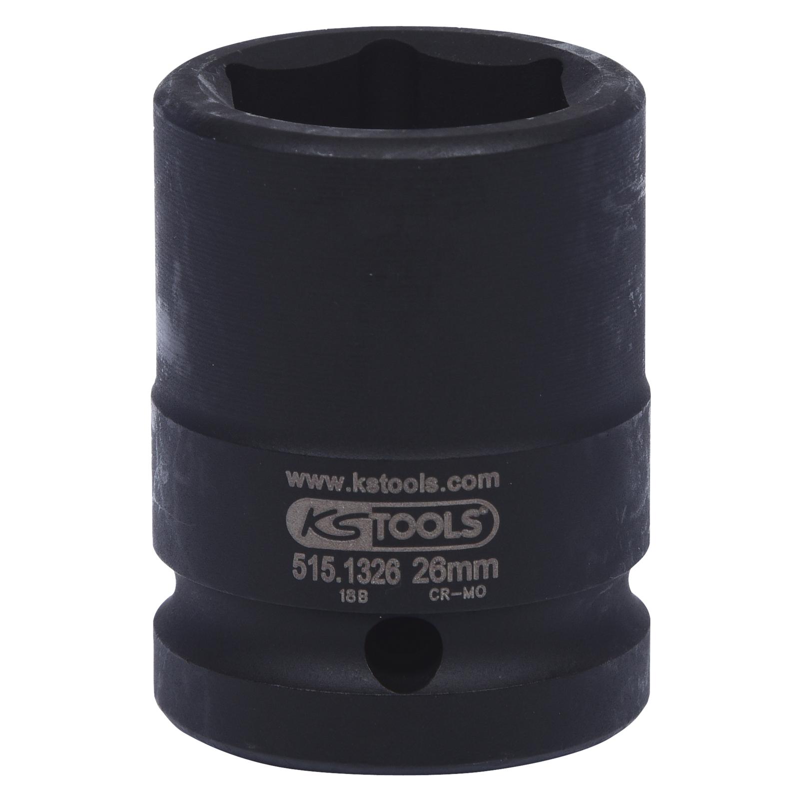 KS Tools 3/4" Kraft-Stecknuss kurz (26 mm) (515.1326)