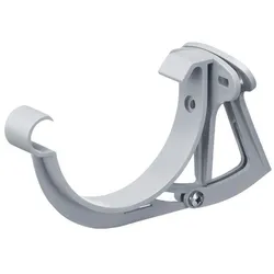 Stirnbrett-Rinnenhalter NW100 PVC justierbar 9-30°