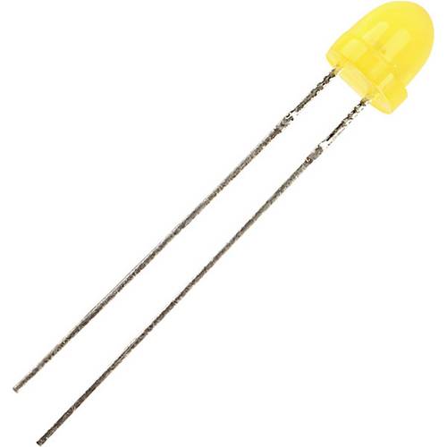 Kingbright LED bedrahtet Gelb Rund 5mm 6 mcd 60° 30mA 2.1V