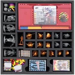 Feldherr AG050A002 - Schaumstoffeinlage für Zombicide Dashboards und Miniaturen - (Schaumstoff)