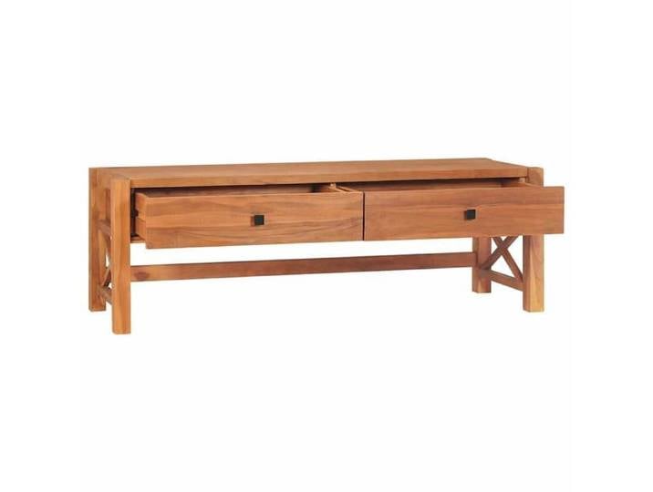 Meuble TV - - 140x40x45cm - bois - 2 tiroirs - design élégant 18890150138