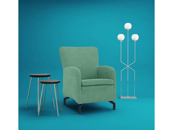 Fauteuil Breckle Vert Microfibre Savi 68 x 93 x 82cm