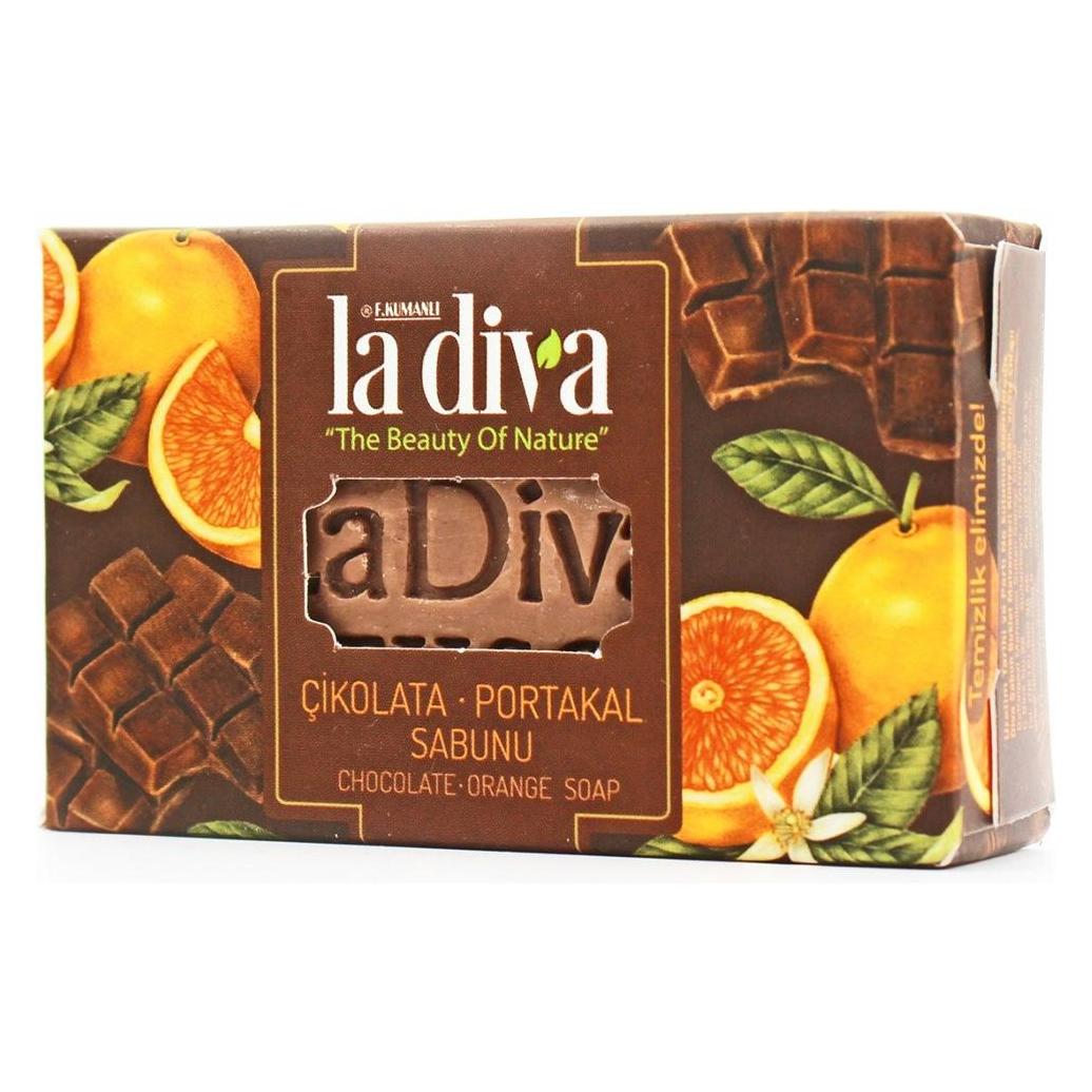 La Diva Würfel in Schokolade und Orange 100 g - (Hartseife) (37732438)