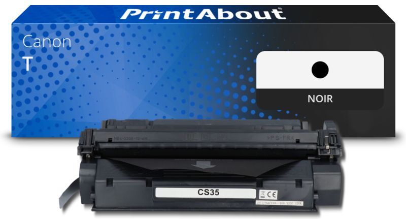 PrintAbout Toner compatible Canon T - Noir Noir