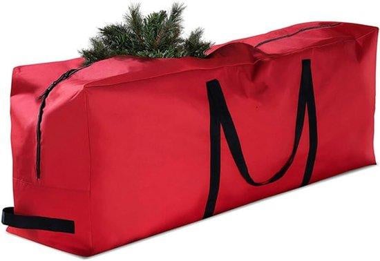 Rode opbergtas voor kerstboom - 122 x 38 cm
