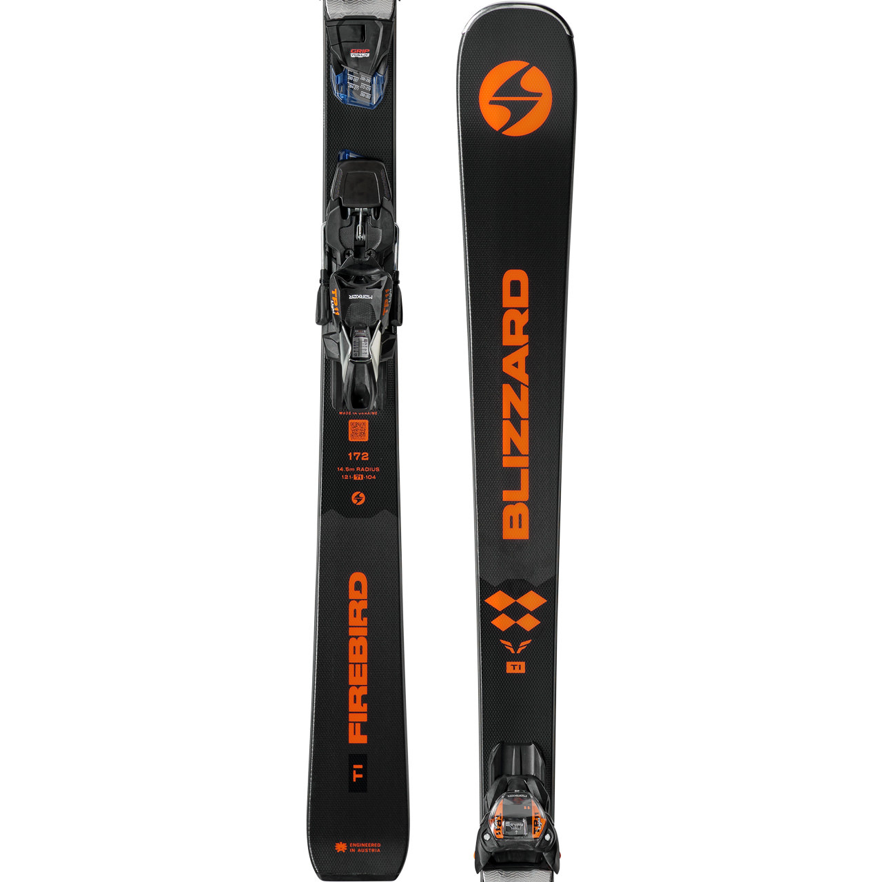 Blizzard Firebird Ti FDT black/orange - 154 cm