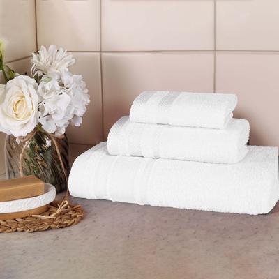 Superior Hays Cotton Medium Weight 3 Piece Bathroom Towel Set