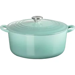 LE CREUSET Bräter 28cm rund SAGE - B/H/T ca. 29.60x17.60x35.90