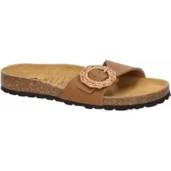 LICO Damen Pantolette Bioline Once Style, Größe 37 in Braun Braun