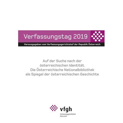 Verfassungstag 2019, Geheftet von , Verlag Österreich, 978-3-7046-8389-2