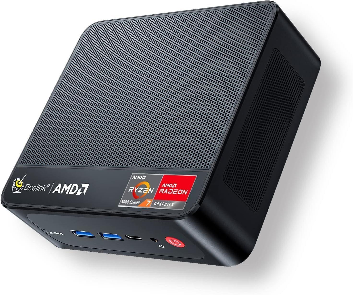 Beelink Ryzen 7 Business mit Windows Computer Mini Pc Office HomeOffice Pc Mini-PC (AMD Ryzen 7, Radeon Graphice, 32 GB RAM, 1000 GB SSD