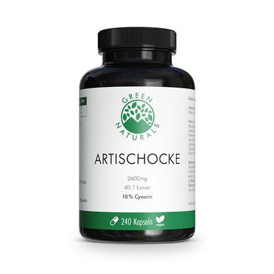 Green Naturals Artischocke 2600 mg m.10% Cynarin 240 St Kapseln