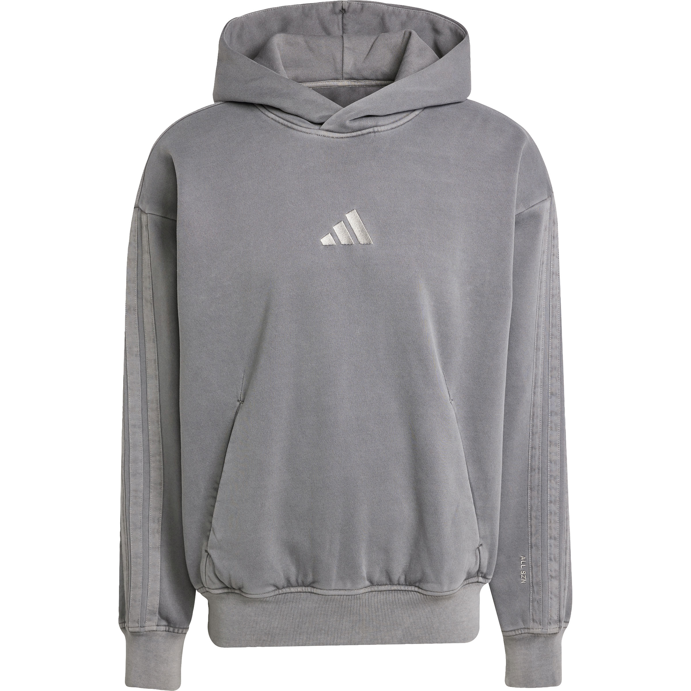 adidas All Szn Fleece Washed Herren Hoodies schwarz Größe S Lifestyle Hautfreundlich