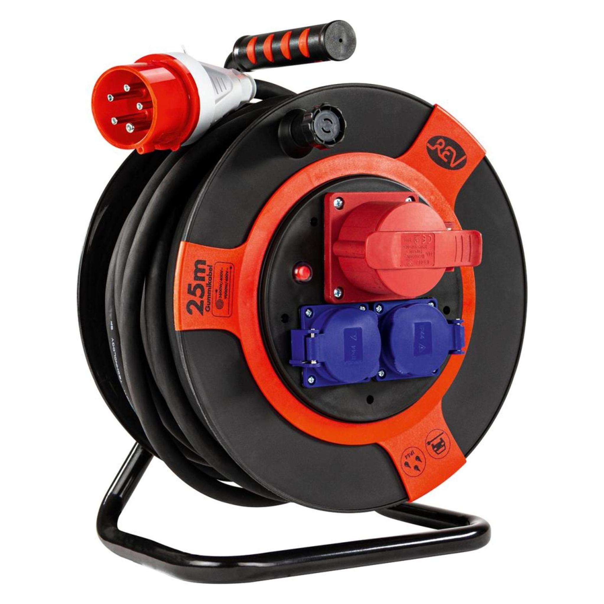 REV Kabeltrommel CEE, H07RN, 25 m (25 m, 2.50 mm²) (0010315612)
