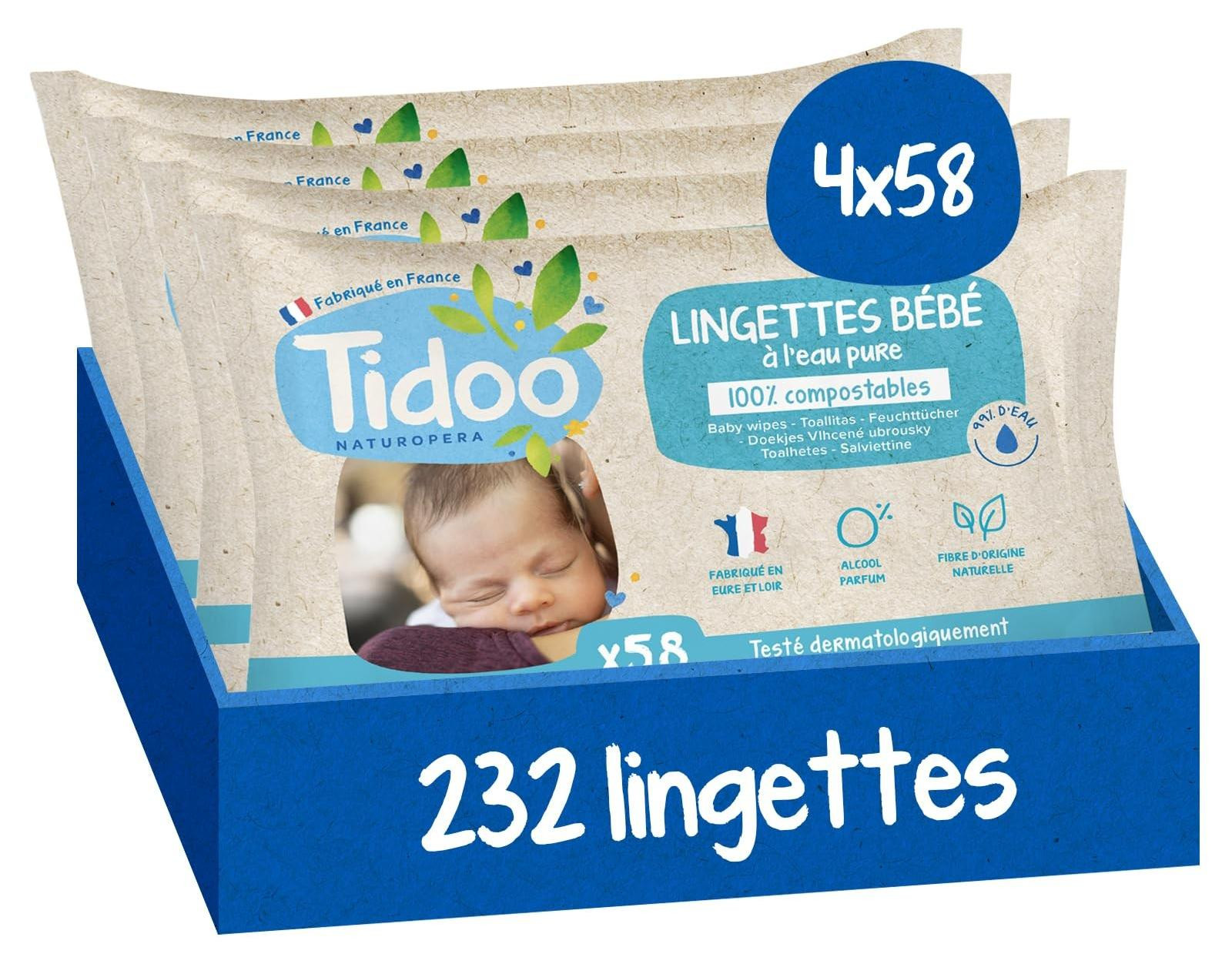 Composteerbare babydoekjes met natuurlijke ingrediënten