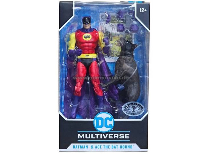 McFarlane Toys Actionfigur McFarlane Toys DC Multiverse Silver Age Batman and Ace the Bat-Hound 7
