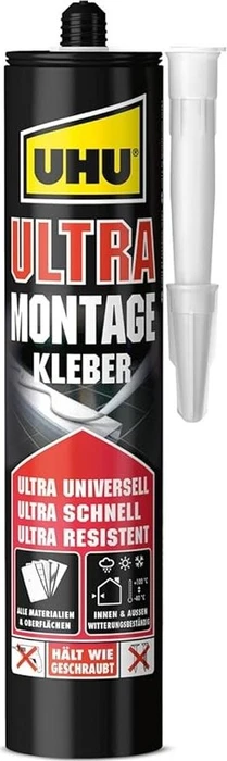 Montagekleber-Ultra weiss 435g Temp. -40 Grad - +100 Grad