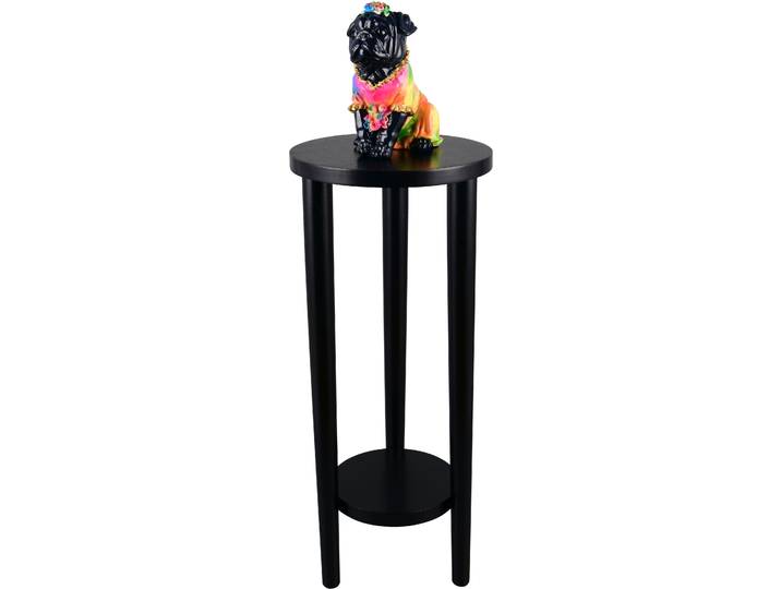 Beistelltisch MIRRORS AND MORE ACTA , schwarz, B:30cm H:70cm, Tische, Beistelltisch