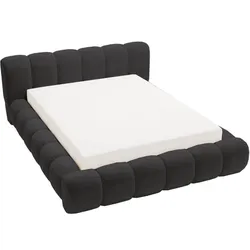POLSTERBETT Doria 180x200 Schwarz