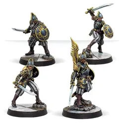 Warcrow Black Legion Bucklermen