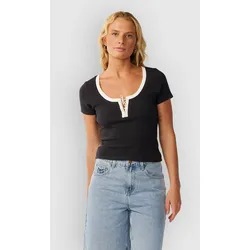 Rip Curl Retro Swell T-Shirt washed black Gr. M