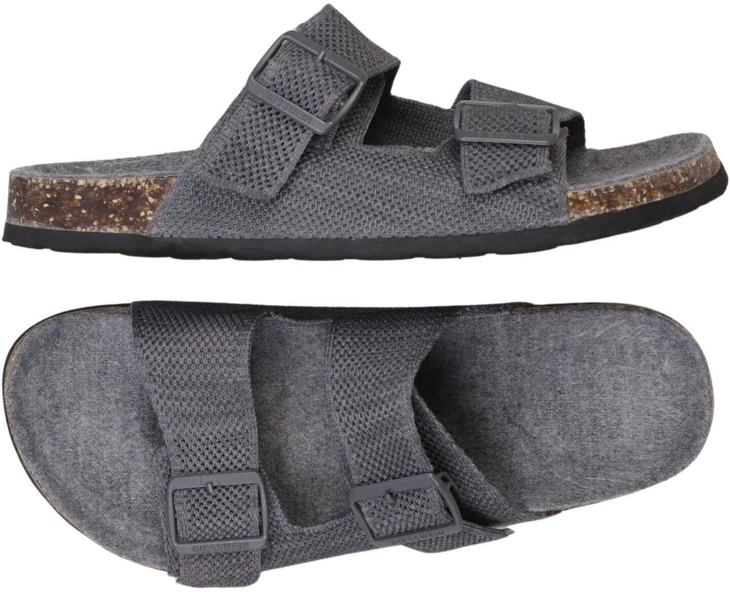 Giesswein Damen Sandalen, Grau, Gr. EU 36, kein / Etikett - Second Hand