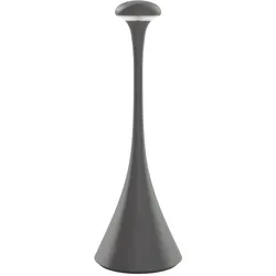 Sigor Akku-Tischleuchte Nudrop 292mm graphitgrau 2,2W Flex-Mood 2200K/2700K IP54 170m Ra85 dimmbar